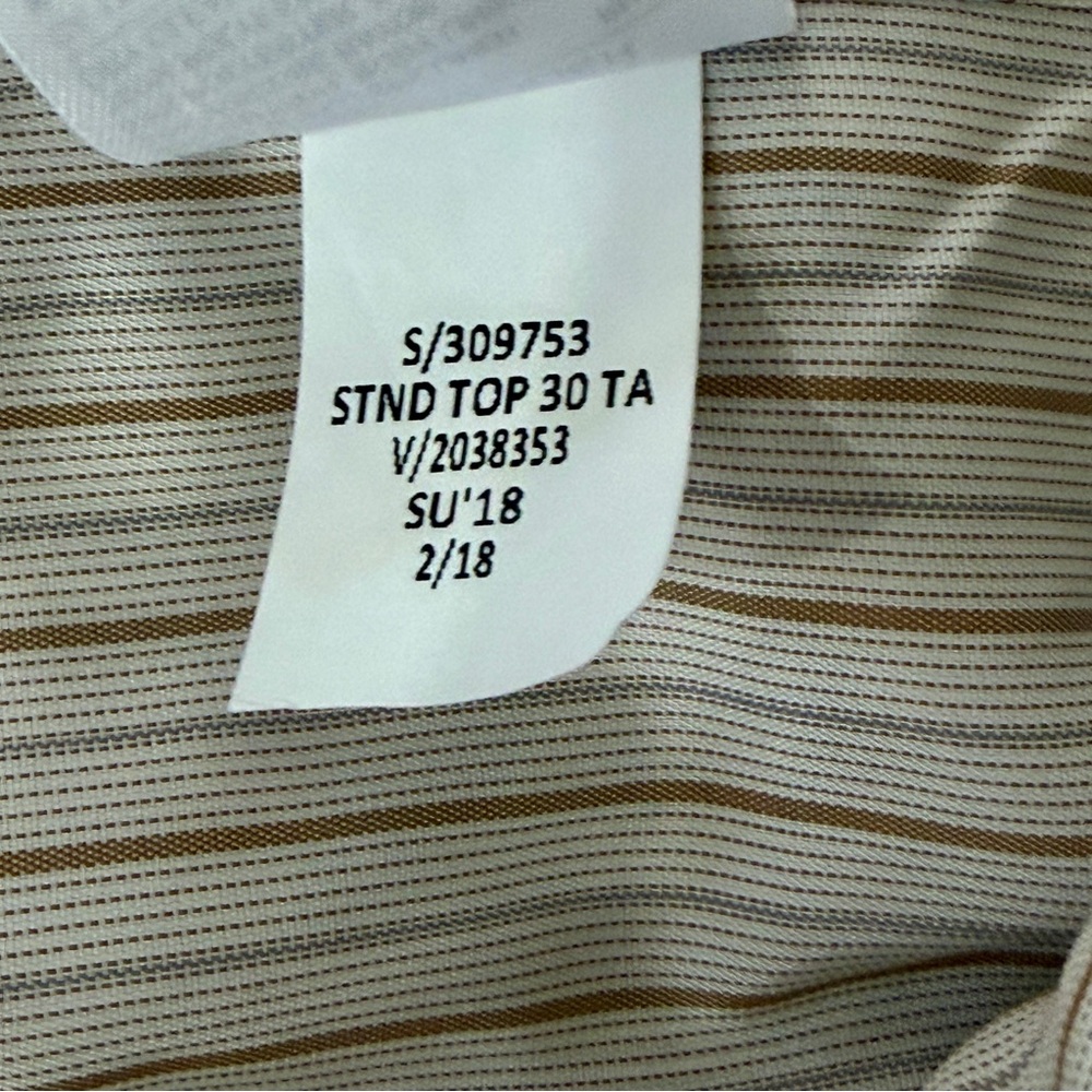 Banana‎ Republic Men Beige Linen Cotton Blazer Sport Jacket 44R 2 Button Lined - Picture 11 of 15